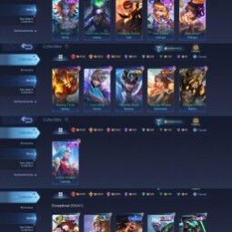 ML 243⚡FULL MAX EMBLEM⚡SKINS 231⚡HERO 128⚡TRANSFORMERS ROGER⚡️COLLECTOR KHUFRA⚡️BLAZING FRANCO ALDOUS ESMERALDA⚡️10 EPIC⚡️SEINT BADANG⚡️VENOM HARLEY⚡️DRAG VALIR 1
